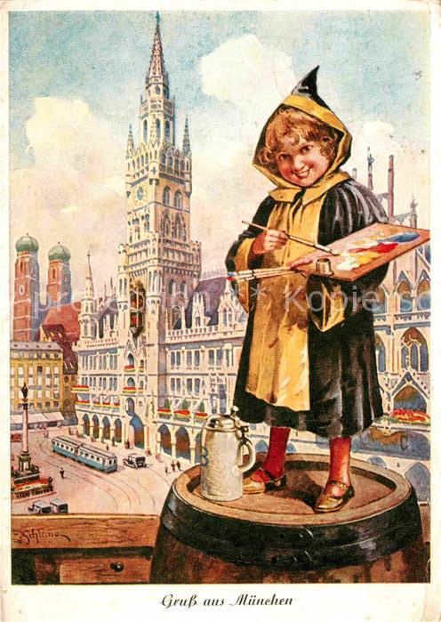 Muenchner Kindl Muenchen Farbpalette Rathaus
