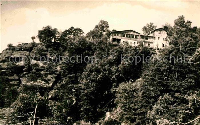 Rauenstein Saechsische Schweiz Fels