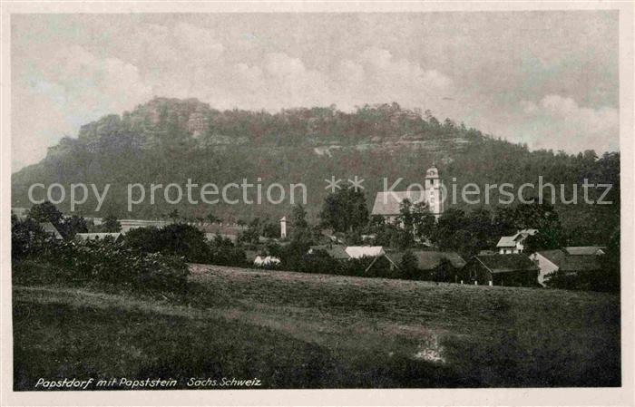 Papstdorf Papststein Kirche