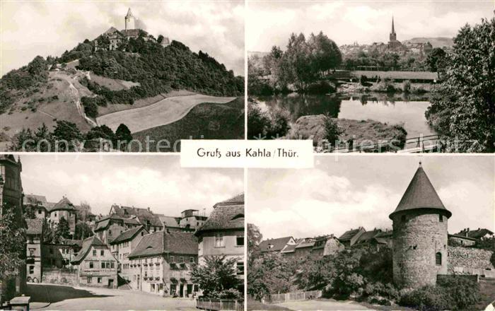 Kahla Thueringen Burg Turm Teilansicht