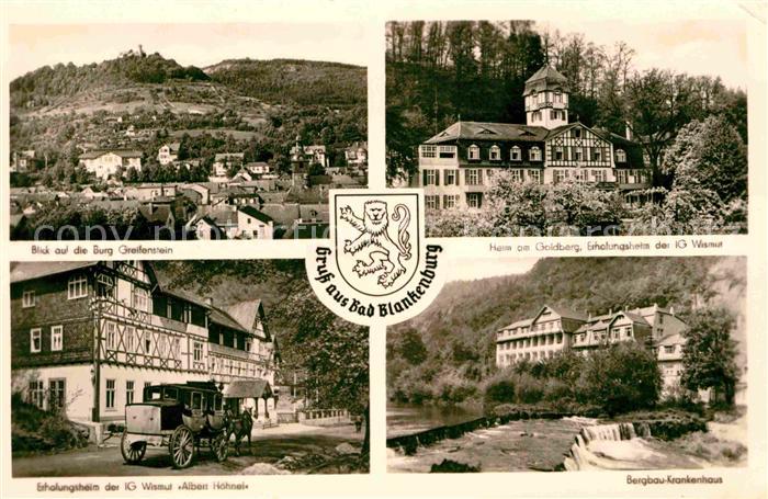 Bad Blankenburg Geissenstein Erholungsheim Albert Hoehnei Bergbau Krankenhaus Ha