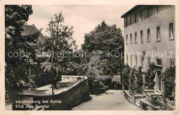 Kahla Thueringen Leuchtenburg Burgtor