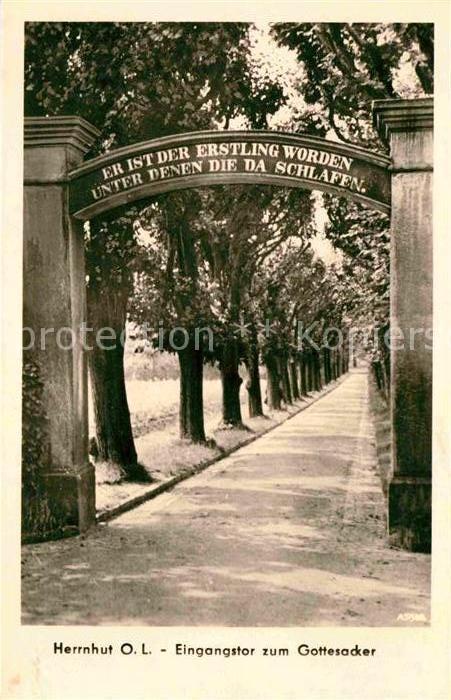 Herrnhut Eingang zum Gottesacker