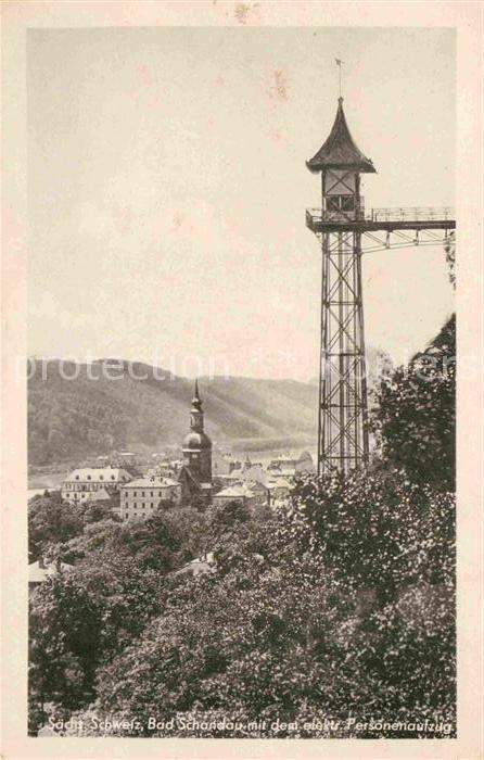 Bad Schandau Elektrischer Personenaufzug