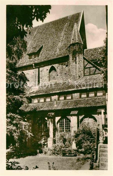 Stralsund Mecklenburg Vorpommern Innenhof des ehemaligen Katharinenkloster