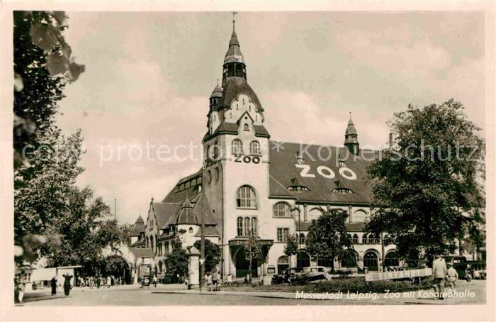 LEIPZIG Sachsen Zoo mit Kongresshalle