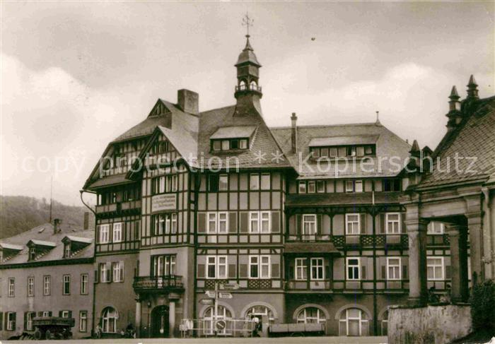 Schwarzburg Thueringer Wald Eisenbahn Erholungsheim Ernst Thaelmann