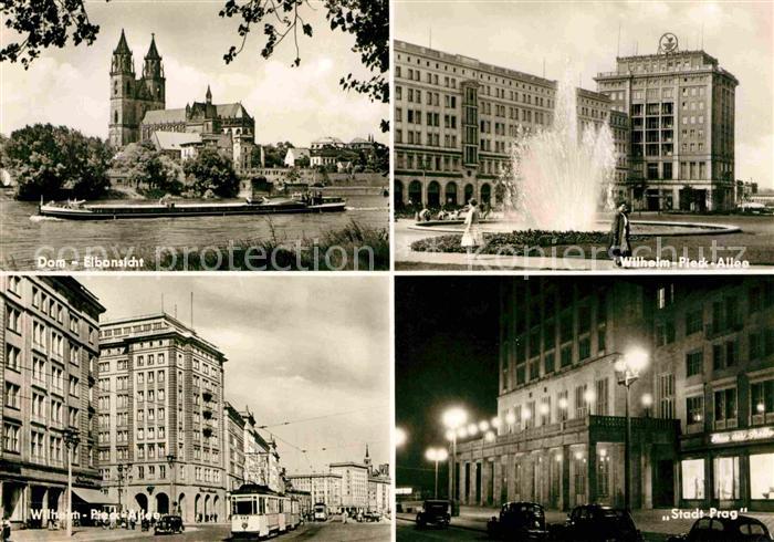 MAGDEBURG  CITY Dom Wilhelm Pieck Allee Stadt Prag