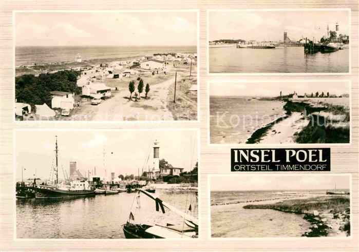 Poel Insel Hafen Leuchtturm Strand