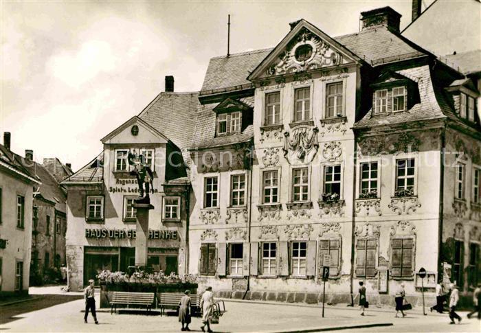 Schneeberg Erzgebirge Bergmannsbrunnen