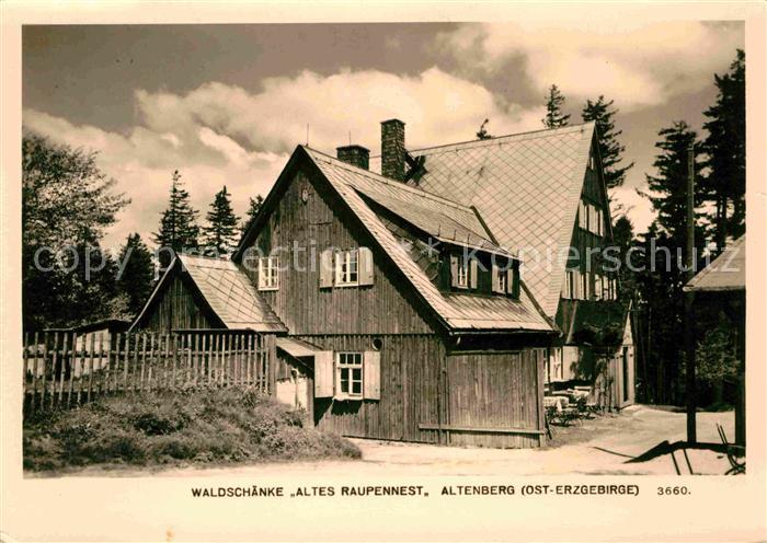 Altenberg Erzgebirge Waldschaenke Altes Raupennest