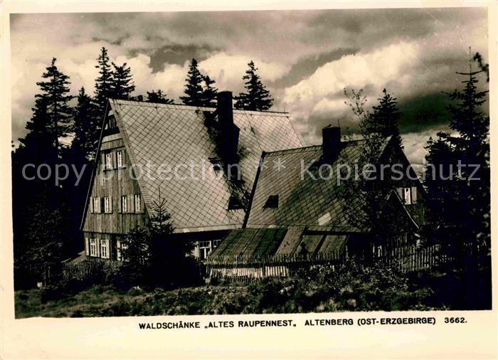 Altenberg Erzgebirge Waldschaenke Altes Raupennest