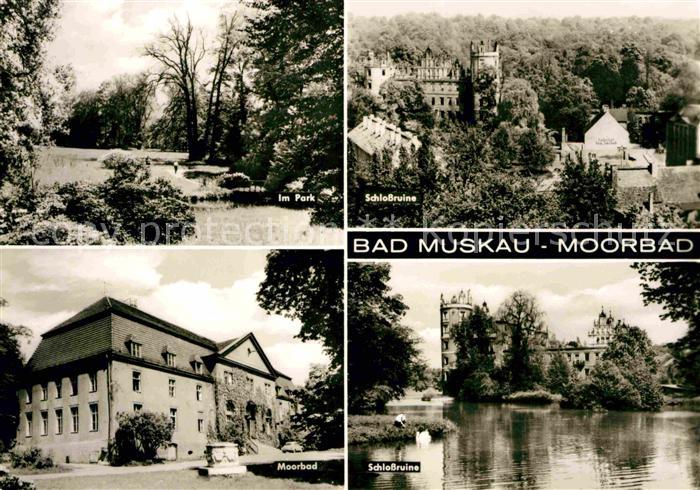 Bad Muskau Oberlausitz Schlossruine Moorbad