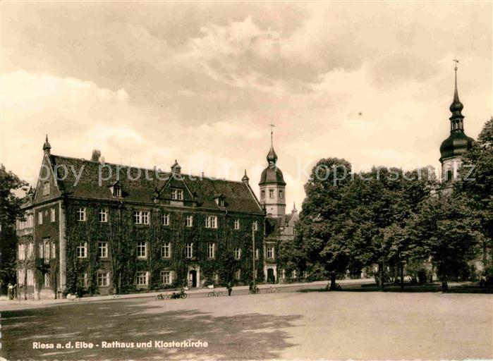 Riesa Sachsen Rathaus Klosterkirche