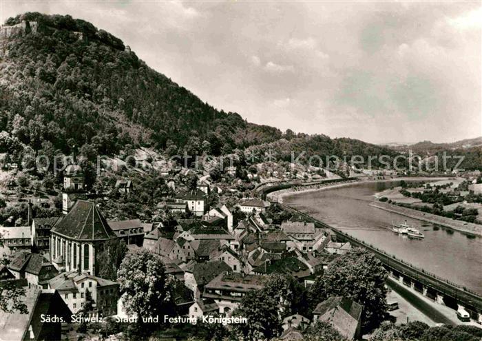 Koenigstein Saechsische Schweiz Festung