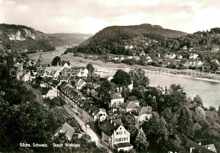 Wehlen Sachsen Panorama