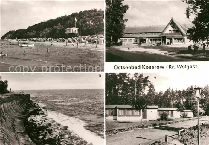 Koserow Ostseebad Usedom Strand Forstferienobjekt Damerow Streckelbergmauer