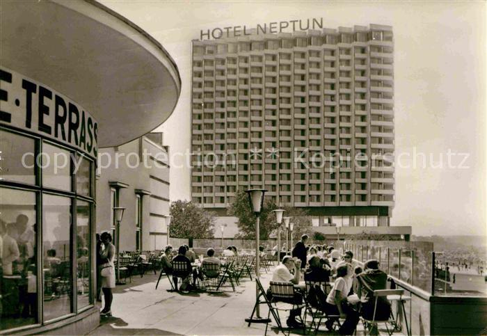 Warnemuende Ostseebad Kurhausterrasse Hotel Neptun