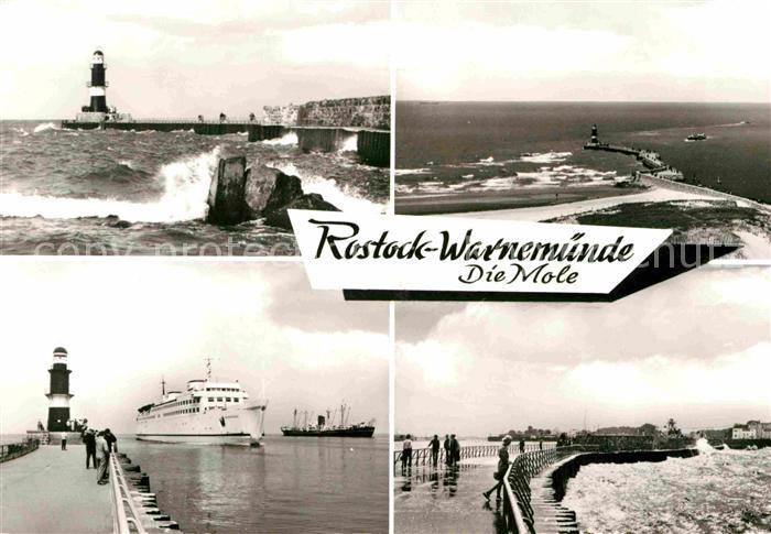 Warnemuende Ostseebad Mole Leuchtturm