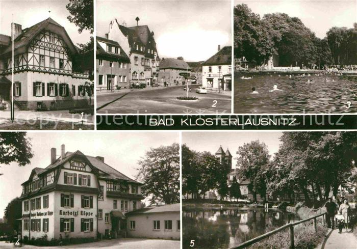 Bad Klosterlausnitz Markt Kurhotel Koeppe Schwanenteich