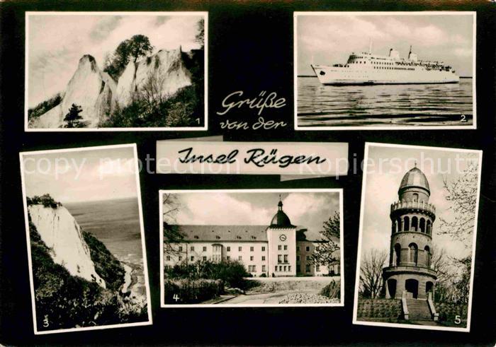 Ruegen DDR Grossfaehre Sassnitz Stubbenkammer Seemannsheim