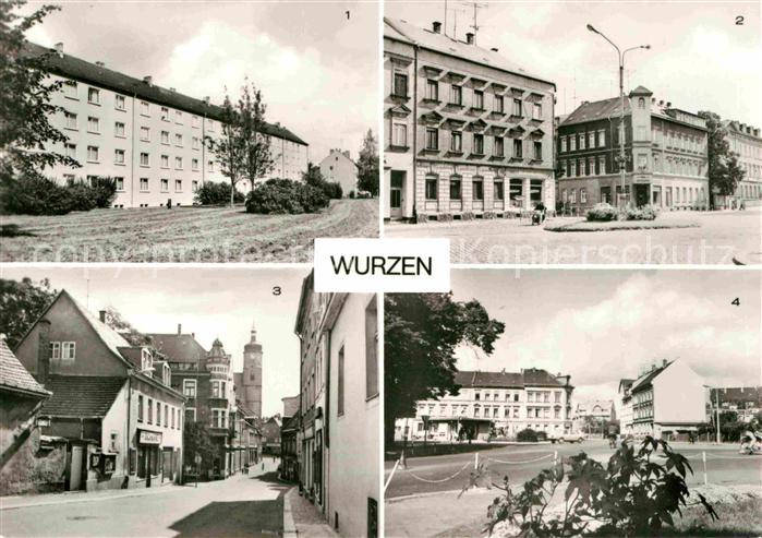 Wurzen Sachsen Lueptitzer Strasse Friedrich-Engels-Platz Wenceslaigasse