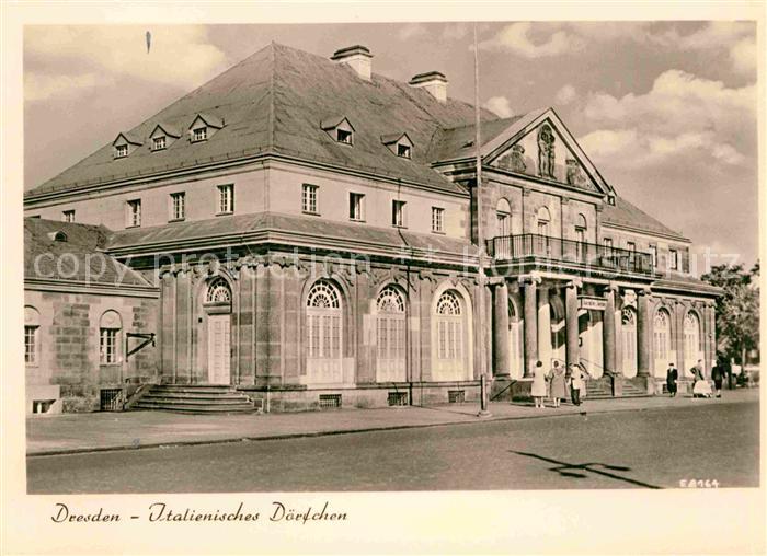 DRESDEN Elbe Italienisches Doerfchen