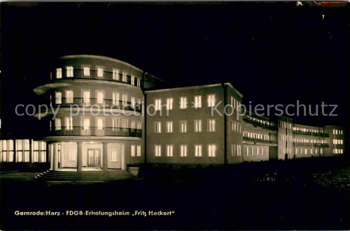 Gernrode Harz Erholungsheim Fritz Heckert