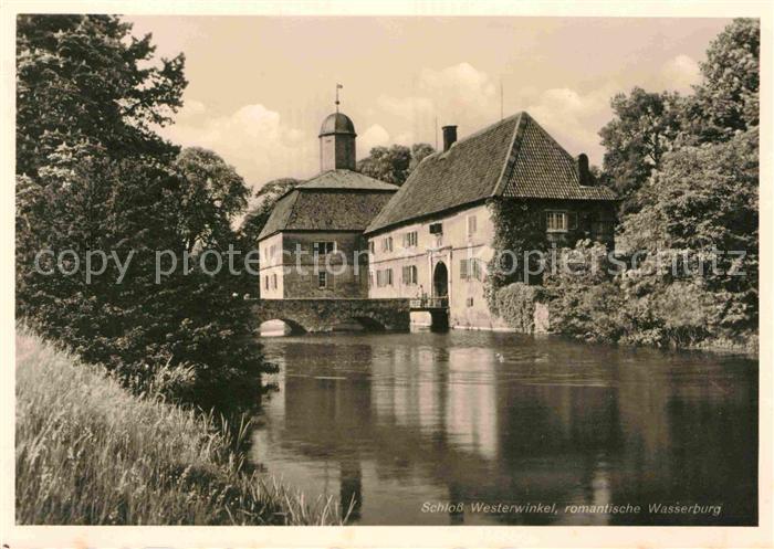Muenster Westfalen Schloss Westerwinkel Wasserburg
