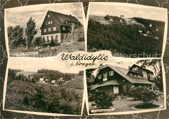 Waldidylle Haus Falkenhorst Erzgebirgsbaude
