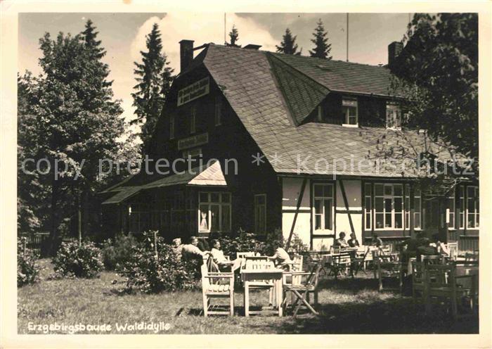 Waldidylle Erzgebirgsbaude