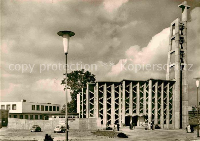 BERLIN CITY Hansaviertel Kirche St. Ansgar