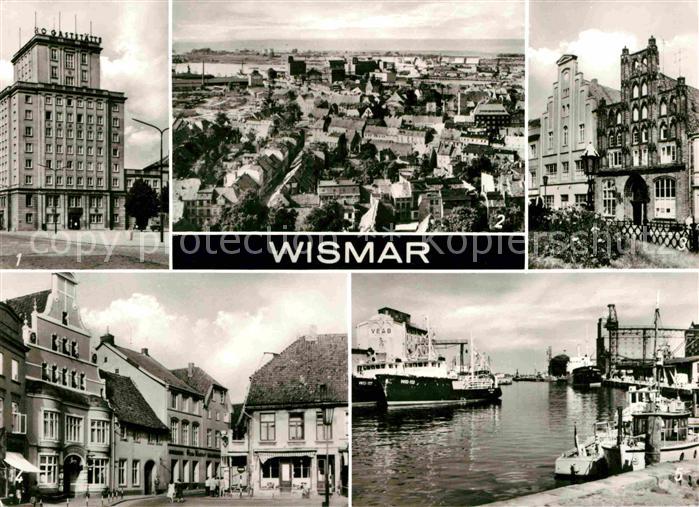 Wismar Mecklenburg Fliegeraufnahme Vor-Wendorf Alter-Schwede Hafen