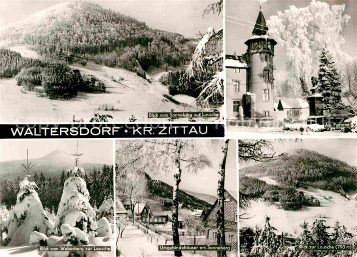 Waltersdorf Zittau Lausche Postatm Sonneberg Blick vom Weberberg