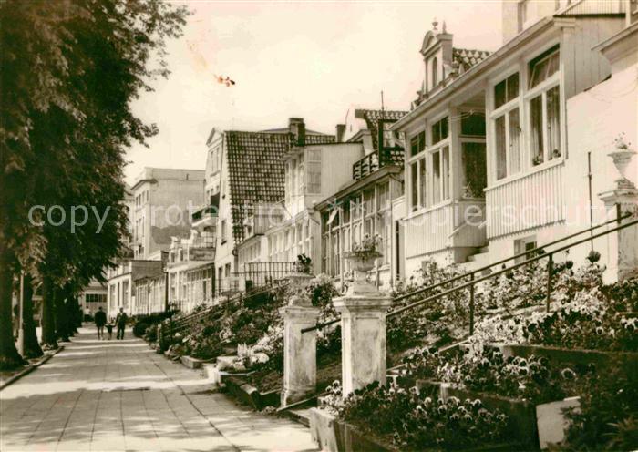 Warnemuende Ostseebad Haeuser am Alten Strom
