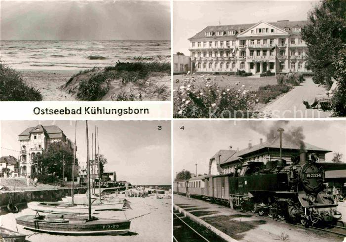 Kuehlungsborn Ostseebad Erholungsheime Georgi Dimitroff und Haus am Meer Strand