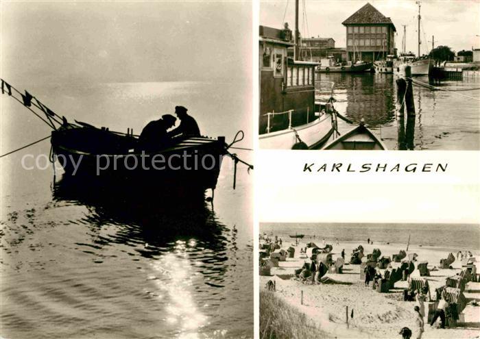 Karlshagen Strand Hafen Fischerboot