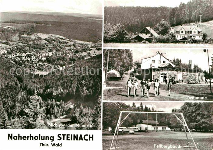 Steinach Thueringen Blick von Milonsruh Fellbergbaude Postbaude
