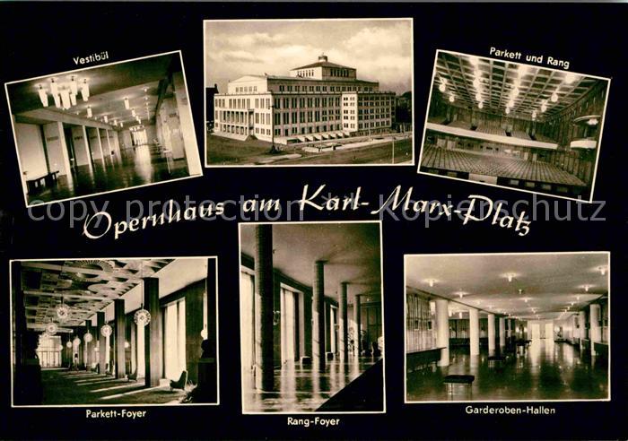 LEIPZIG Sachsen Opernhaus am Karl-Marx-Platz