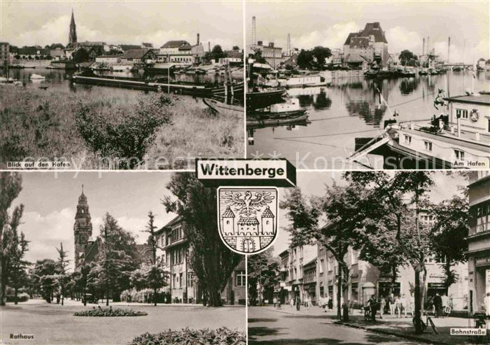 Wittenberge Prignitz Hafen Rathaus Bahnstrasse