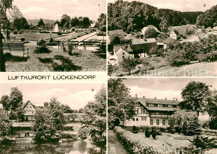 Lueckendorf Kurpark Schwanenteich