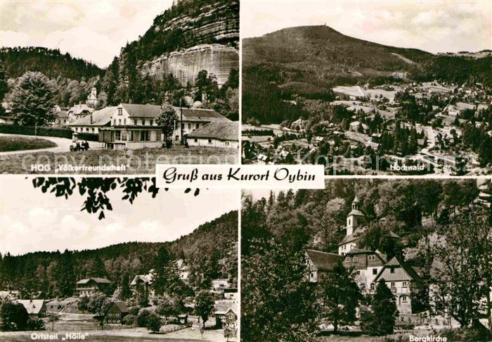 Oybin Sachsen Hochwald Restaurant Voelkerfreundschaft Bergkirche