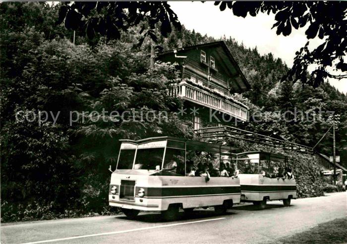 Schwarzburg Thueringer Wald Schwarza-Express am Schweizerhaus