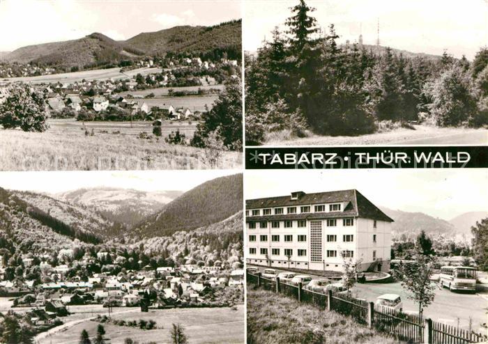 Tabarz Fliegeraufnahme Ortspartie