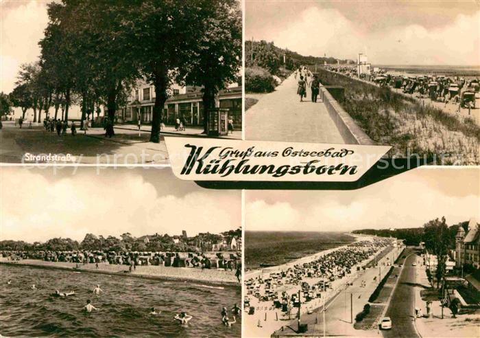Kuehlungsborn Ostseebad Strand Promenade Strandstrasse