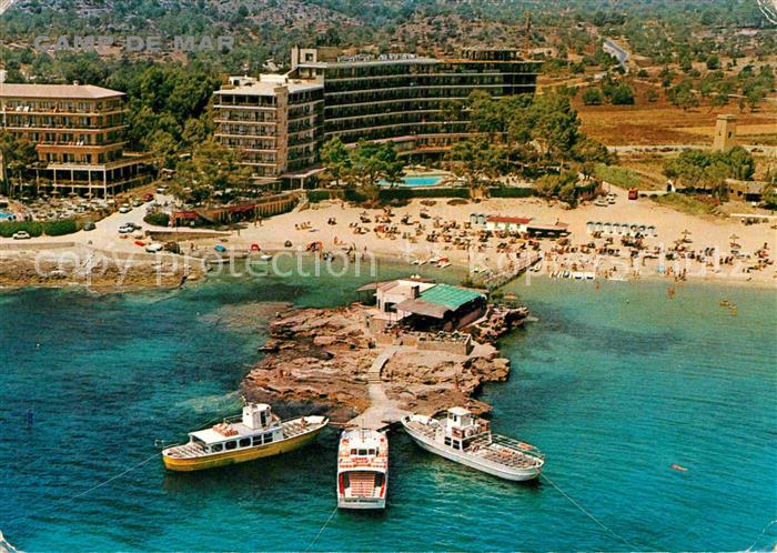 Camp de Mar Fliegeraufnahme mit Strand