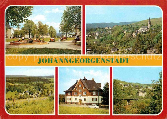 Johanngeorgenstadt Platz des Bergmanns Unterjugel Jugendherberge Ernst Schneller