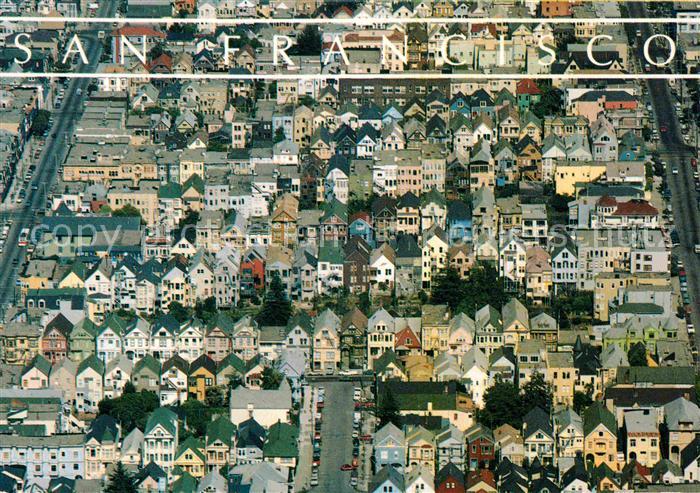San Francisco California Fliegeraufnahme Haight-Ashbury District