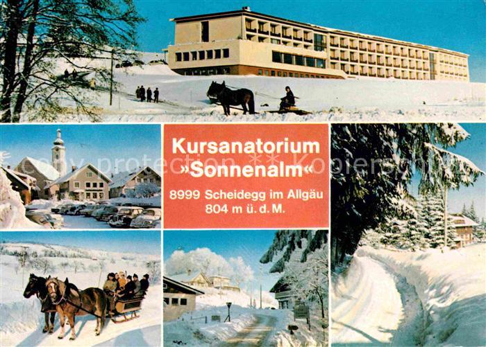 Scheidegg Allgaeu Kursanatorium Sonnenalm