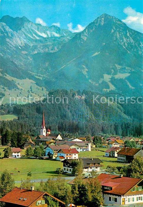 Fischen Allgaeu mit Nebelhorn und Rubihorn